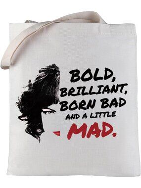 Cosmetic Bag with Cruella Deville Quote - Makeup Zipper Pouch for Movie Fans